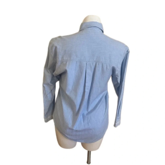 Vintage 100% Cotton Mervyn’s Partners Embroidered Button Down Shirt Size S - Picture 2 of 5